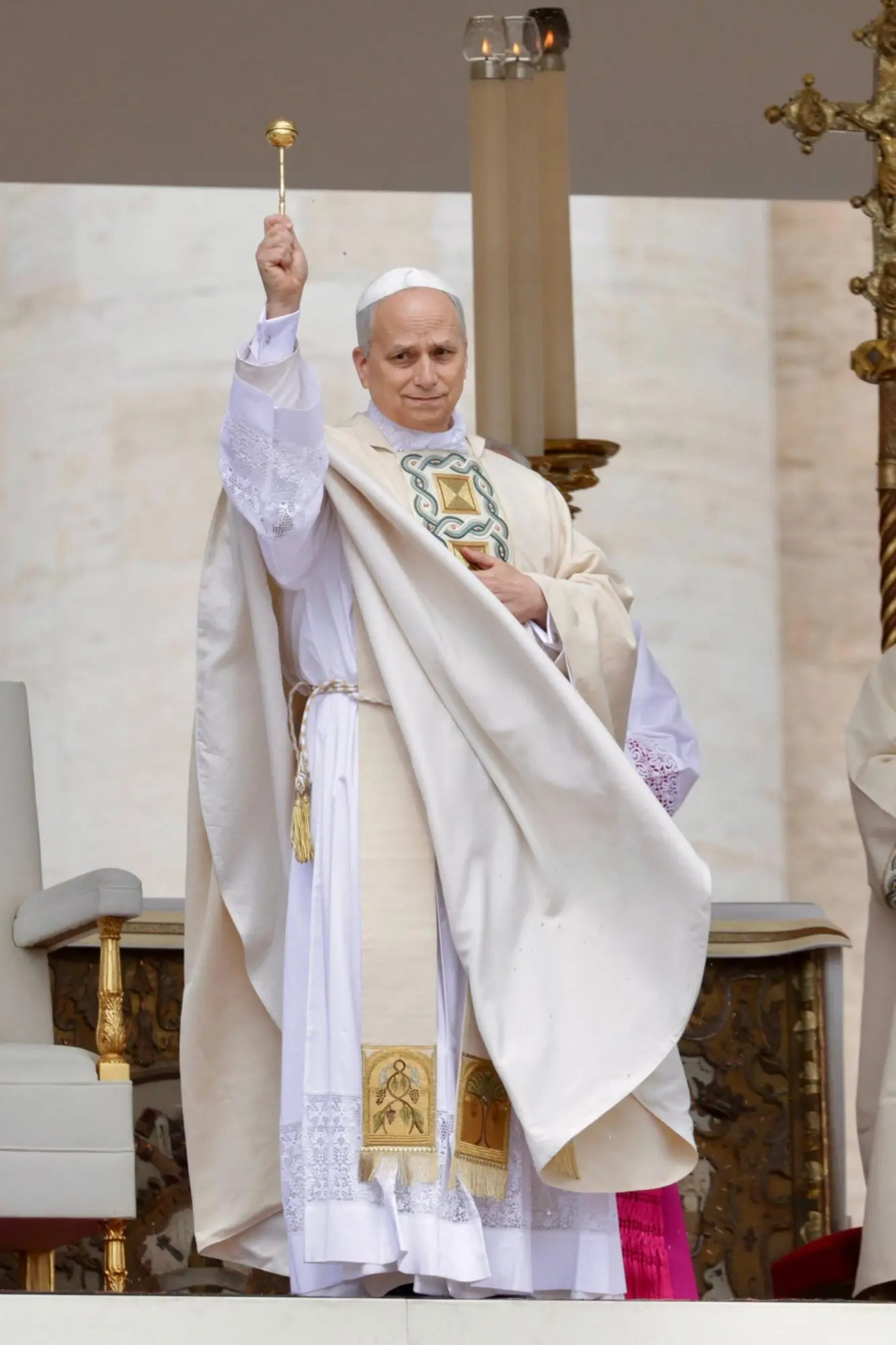 Inauguratiemis Paus XIV 18 mei 2025 Rome ((c) Foto credit Daniel Ibáñez EWTN Vaticano)