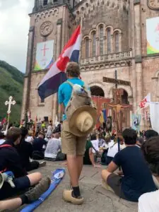 Aankomst in Covadonga ((c) foto H.Willibrord Kapitel)